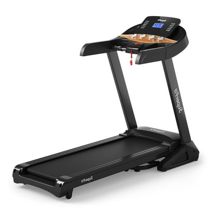 YYAo Home Treadmill,Workout Treadmill,3.75HP Electric Folding Treadmill with Auto Incline 12 Program APP Control