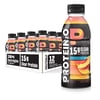 Protein2o 15g Whey Protein Isolate Hydration Drink, 350mg of Electrolytes, Vitamins B5 & B6, Low Sugar, Peach Mango, 16.9 oz Bottle (Pack of 12)