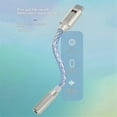 thumbnail image 2 of Adaptateur Audio HiFi 384KHz USB Type C vers 3.5mm Hi-Res Décodeur Audio Numérique Prise Casque Convertisseur aux Bleu, 2 of 5
