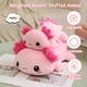 thumbnail image 2 of Peluche de peluche SQEQE de axolotl pesado, 35 cm, rosa, 2 of 9