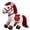 A3*B, variant on 2026 Year of The Horse Plush Ornament, Cute Mascot with Embroidery Pattern Horse, Zodiac Horse Gift Stuffed Animal Decoration, Chinese New Year Hanging Ornaments for Car, Bag Decor, 4.72inch