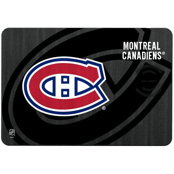 Keyscaper Montreal Canadiens 15W Fast Wireless Charger and Mouse Pad