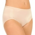 thumbnail image 3 of Women's Vanity Fair 13137 Body Caress Hi Cut Brief Panty (Damask Neutral 9), 3 of 5