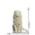 thumbnail image 2 of Hi-Line Gift Ltd. Majestic Guardian Sitting Lion Statue, 2 of 3