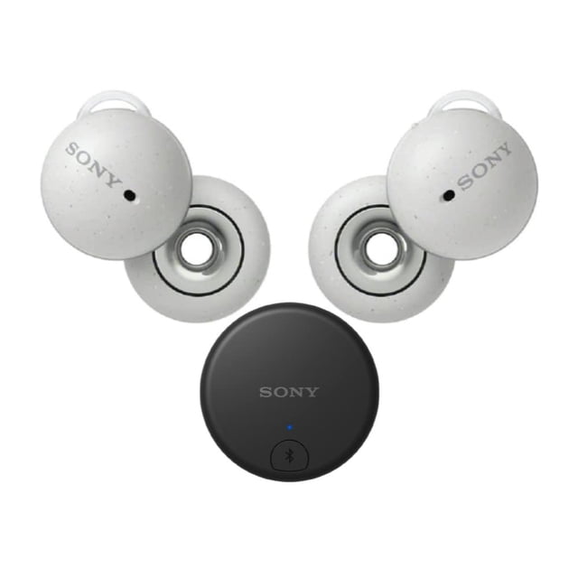 Auriculares inalámbricos Sony LinkBuds White + Adaptador de TV WLA-NS7