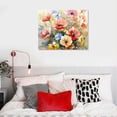 thumbnail image 5 of Orinice Vintage Botanical Wall Art Canvas Prints,Floral Art Posters,Colorful Wildflower Painting,Living Room Farmhouse Wall Decor 16x12in, 5 of 6