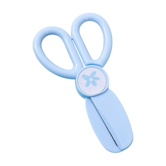 Konghyp Handmade Scissors, Safe Plastic Scissors, Round Tip Design, Ergonomic Handle, Non-Injury Cutting Tool for Crafting and DIY Projects, Effort-Saving Scissors for Easy Use