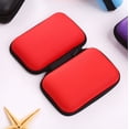 thumbnail image 6 of Hard Earphone Case Eva Leather Headphone Storage Bag Protective USB Cable Organizer Portable Earbuds Pouch Box, 6 of 8