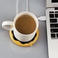 thumbnail image 3 of Mug Warmer for Desk,Mug Heater,Desk Accessories,USB Rechargeable Portable Auto Shut-Off Heating Pad,Home Office Water Tea Coffee Milk Warmer Pad,Heat Preservation Cup, 3 of 7
