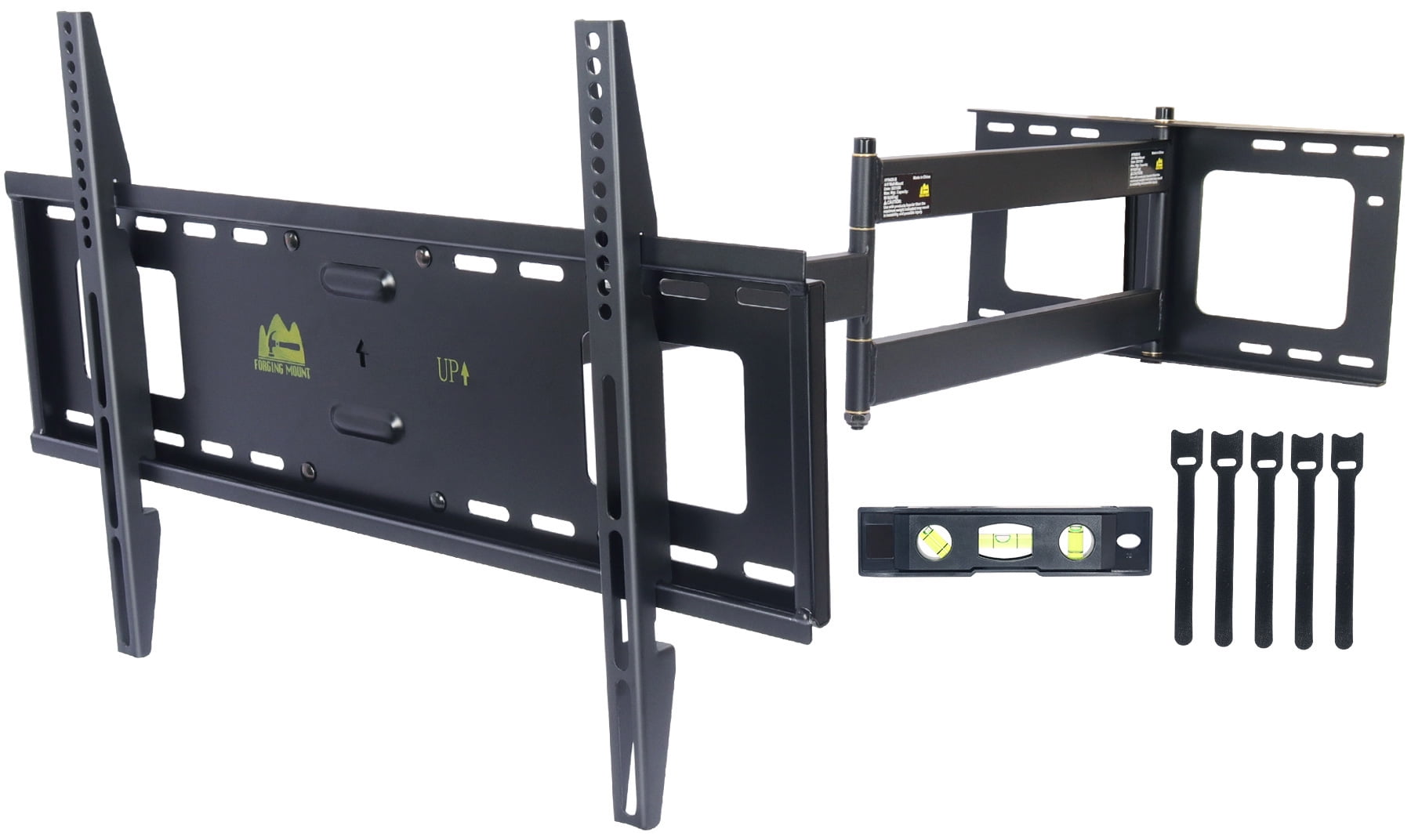 FORGING MOUNT Long Arm TV Mount Full Motion TV Bracket with 42 inch Long Extension Articulating TV Wall Mount for 37 to 80 Inch Flat/Curve TVs VESA 600x400mm Compatible Holds up to 100 lbs 