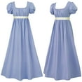 thumbnail image 1 of Vestido vintage Regent de Bridgetton, vestido de baile de cintura alta, vestido de té victoriano, 1 of 6