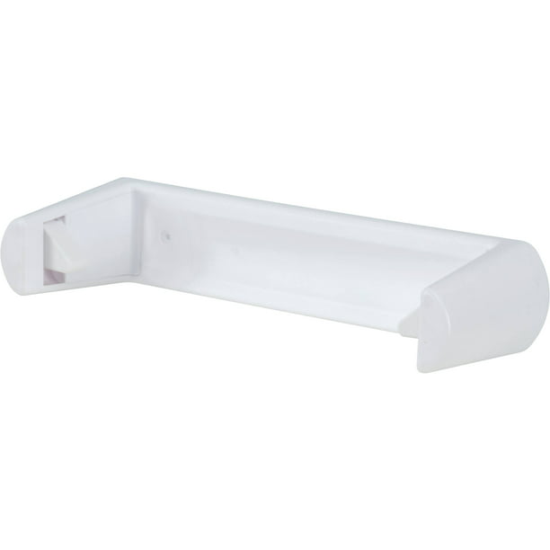 Paper Towel Holder Mainstays Plastic Wall Mounted White Com - Wall Paper Holder Plastic