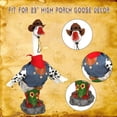 thumbnail image 6 of Porch Goose Statue, 14 Inch Cowboy Goose Garden Statue Resin Outdoor Waterproof Yard Decor with Removable Cowboy Decor for Patio, Porch, Yard, Lawn, 6 of 6