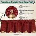 thumbnail image 2 of Park Designs Red Apple Jack Scallop Valance 58''L, 2 of 5