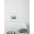 thumbnail image 4 of Marmont Hill Notre Bon Crabe Celeste Framed Wall Art, 4 of 6