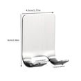 thumbnail image 3 of 1pc, Stainless Steel Shaver Hanger Holder, Bathroom Punch-free Razor Storage Rack, Multifunctional Hanging Storage Hook, 3 of 5