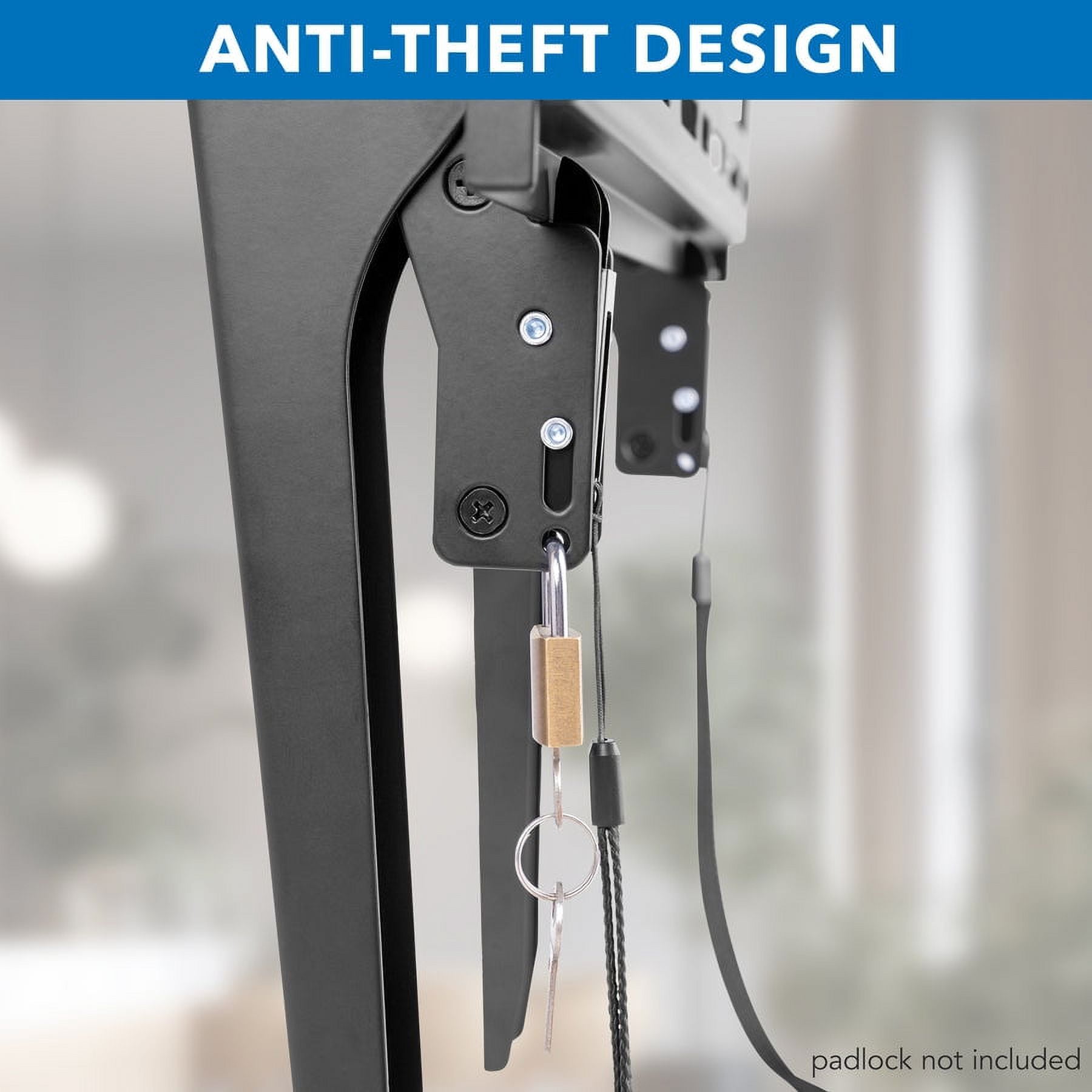 Mount-It! Portrait TV Wall Mount, from Screen sizes 37" to 75"