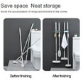 thumbnail image 6 of Wall Mounted Broom Holders with Hooks 2 Pack, Mop and Broom Gripper Racks for Closet, Laundry Room and Kitchen Storage TIKA, 6 of 8