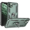 thumbnail image 1 of Étui iPhone 11 Pro, TPU Souple et PC Dur Antichoc Armure Robuste Grade Militaire Couverture Protectrice, avec Métal 360°, 1 of 5