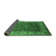 thumbnail image 2 of Ahgly Company Indoor Round Oriental Emerald Green Traditional Area Rugs, 8' Round, 2 of 4