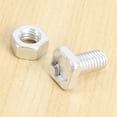 thumbnail image 2 of 100 Packs Greenhouse Nuts and Bolts Square Head Bolts Nuts Greenhouse Repair Kit Parts Replacement Garden Supplies, 2 of 8