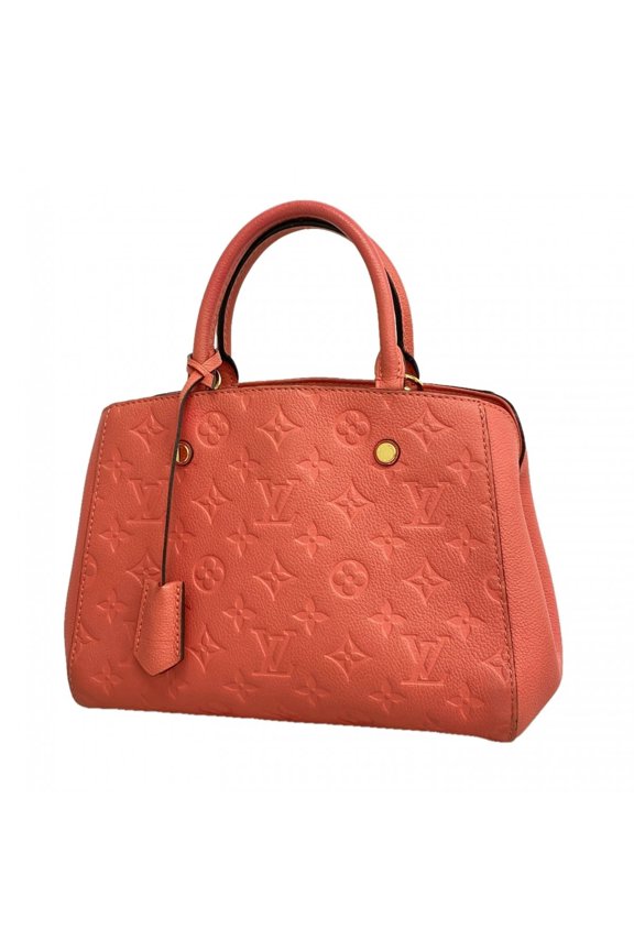Pre-Owned Louis Vuitton Monogram Empreinte Montaigne BB Handbag M42295 Blossom (Women's)