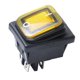thumbnail image 1 of Interruptor basculante impermeable universal de 12 V, interruptor basculante DPST de 4 pines y 2 posiciones Amarillo Macarena Interruptor basculante marino, 1 of 7