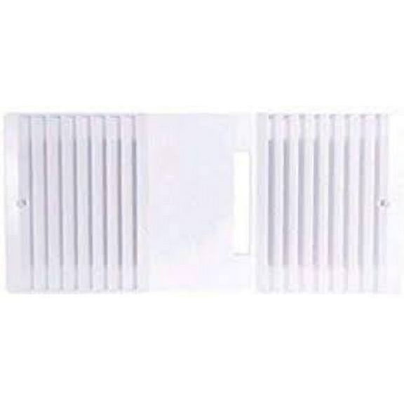 CA-90 Ductless Exhaust Fan, Louver/Grill, White