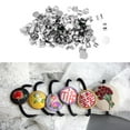 thumbnail image 4 of Base para pinzas para el cabello,Soporte para base de pinzas para el cabello Belleza Cuidado personal,Mini marcos para hacer bricolaje con broches para lazos,Clips para manualidades Dientes de, 4 of 8