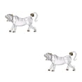 thumbnail image 4 of Bewildely Whisky Glass Tiger Shape Novelty Tequila for Kitchen Restaurant Claro 500 ml 2piezas, 4 of 4