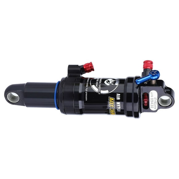 Mountain Bike Rear Shock, Mountain Bike Adjustable Stroke One Touch Locking Steel High Hardness For Safe Riding