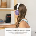 thumbnail image 2 of Puro Sound Labs JuniorJam Plus Auriculares con limitación de volumen para niños, audio más seguro para proteger la audición - Auriculares Bluetooth ajustables para tabletas, teléfonos inteligentes, PC, 2 of 5