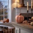 thumbnail image 5 of Halloween Decorations Glowing Pumpkin Light, Sparkling LED Pumpkin Figurine Resin Ornament, Halloween Tabletop Ornament for Shelf Mantel Fireplace Party Indoor Outdoor Fall Holiday Decor, 5 of 6