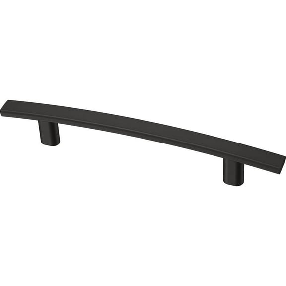 Essentials 4 In. (102mm) Center-to-Center Classic Arch Matte Black Drawer Pull (24-Pack)