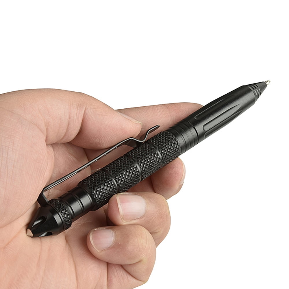Self Defense Pen Multifunctional Smooth Writing Office Pen Portable Antislip Emergency Glass