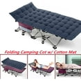 thumbnail image 6 of NAIZEA Camping Cot, Portable Folding Cots for Adults, Heavy Duty Outdoor Sleeping Cot Bed with Carry Bag &mattress, 6 of 10