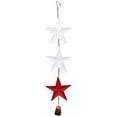thumbnail image 5 of Metal Stars and Bell Hanging Patriotic Wind Chime Decoration - 26", 5 of 7