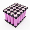 thumbnail image 2 of Thinsony Battery Cells Plastic Holder 4x5 Slots Rechargeable Batteries Stand Rack Storage Bracket, 2 of 7