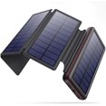 thumbnail image 1 of Jinsinto Solar Charger 26000mAh External Battery Pack with 4 Foldable Waterproof Solar Panels Power Bank with Fast USB C Input and 4LED Portable Charger for Phone Tablets Outdoor Campin, 1 of 5