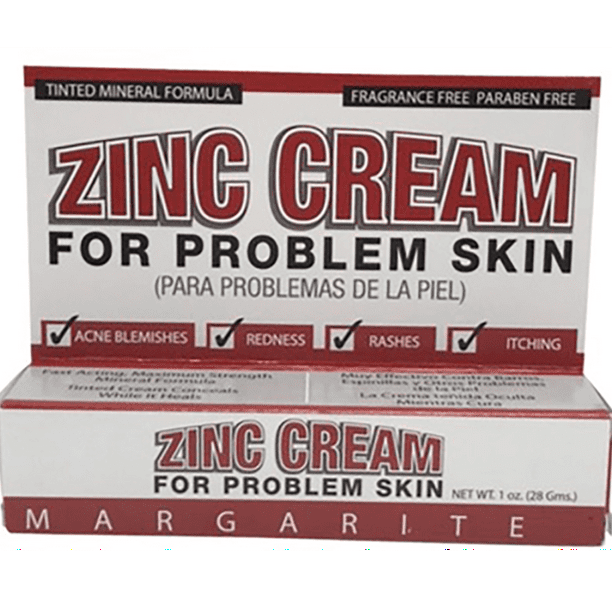 Margarite Cosmetics Zinc Cream for Problem Skin 1 oz Cream. Walmart