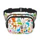 thumbnail image 1 of Fotbe Animals Cangurera Cuadrada con Estampado de Doble Capa, Bolsa de Cintura Ajustable Mini para Hombres y Mujeres, 1 of 9