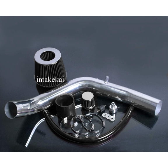 1999 2000 2001 2002 2003 2004 2005 Volkswagen Golf GTI Jetta GL GLI GLS 1.8 1.8L Air Intake Kit Systems + Filter (BLACK)