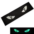 thumbnail image 1 of Adhesivo reflectante para bolsa con capítulo táctico de ojo de gato y ojos de diablo luminosos para exteriores, con velcro, 1 of 1