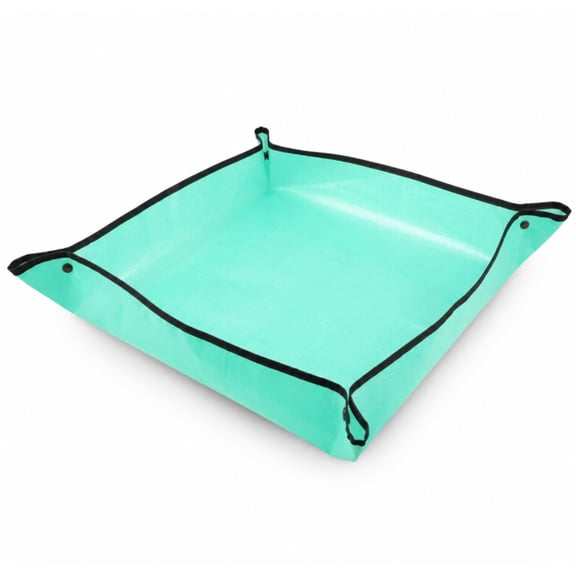 39.3 Inch Foldable Plant Repotting Mat, Square Garden Transplanting Work Mat for Plant Care, TIKA
