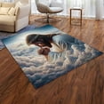 thumbnail image 6 of Soft & Warm All Season Flannel Throw Blanket Jesus Inspired Versatile for Couch Office Bed Camping Wearable Blanket, 6 of 6