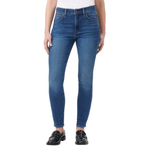 Kirkland Signature Women's High Rise Skinny Jean, Blue, 8