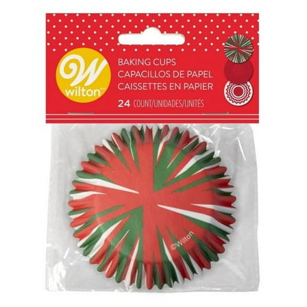 Wilton Standard Baking Cups 24/Pkg-Christmas Assorted