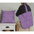 thumbnail image 5 of Soimoi Purple polyester Crepe Fabric Text & Arrow Tribal Print Fabric by the Yard 52 Inch Wide, 5 of 5