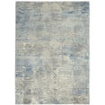 thumbnail image 3 of Nourison Solace Abstract Ivory/Grey/Blue 5'3" x 7'3" Area Rug, (5x7), 3 of 9