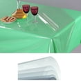 thumbnail image 2 of Hule PVC Transparente Impermeable Mantel Antimanchas Mesa Cocina y Mesa Comedor 15 Micrones Medida 100X140 CM esquí esquí Gafas de esquí, 2 of 3